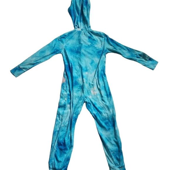 Justice Girls Unicorn Latte Hooded Pajama Lounge Set - Size 10 - Picture 5 of 6